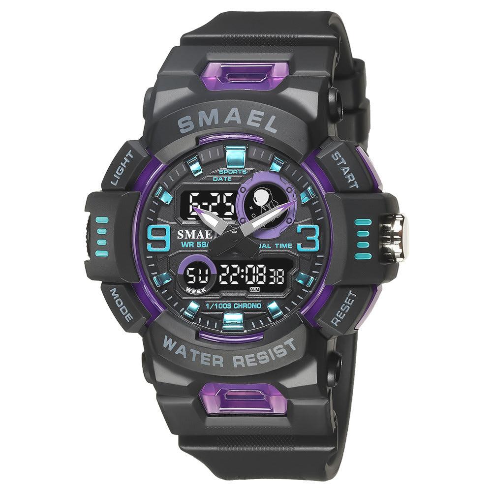SMAEL New Outdoor Electronic Alarm Sports Watch Double Display Electronic Watch - Skmeico