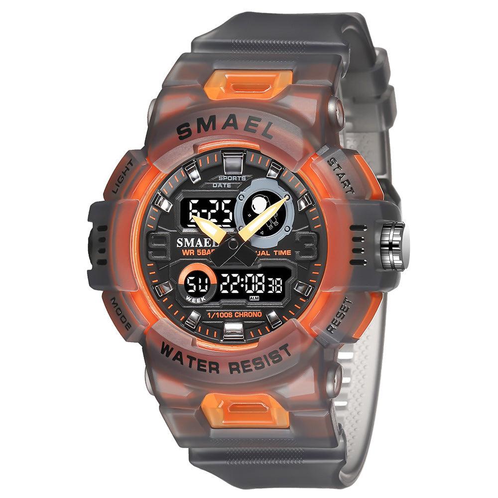 SMAEL New Outdoor Electronic Alarm Sports Watch Double Display Electronic Watch - Skmeico