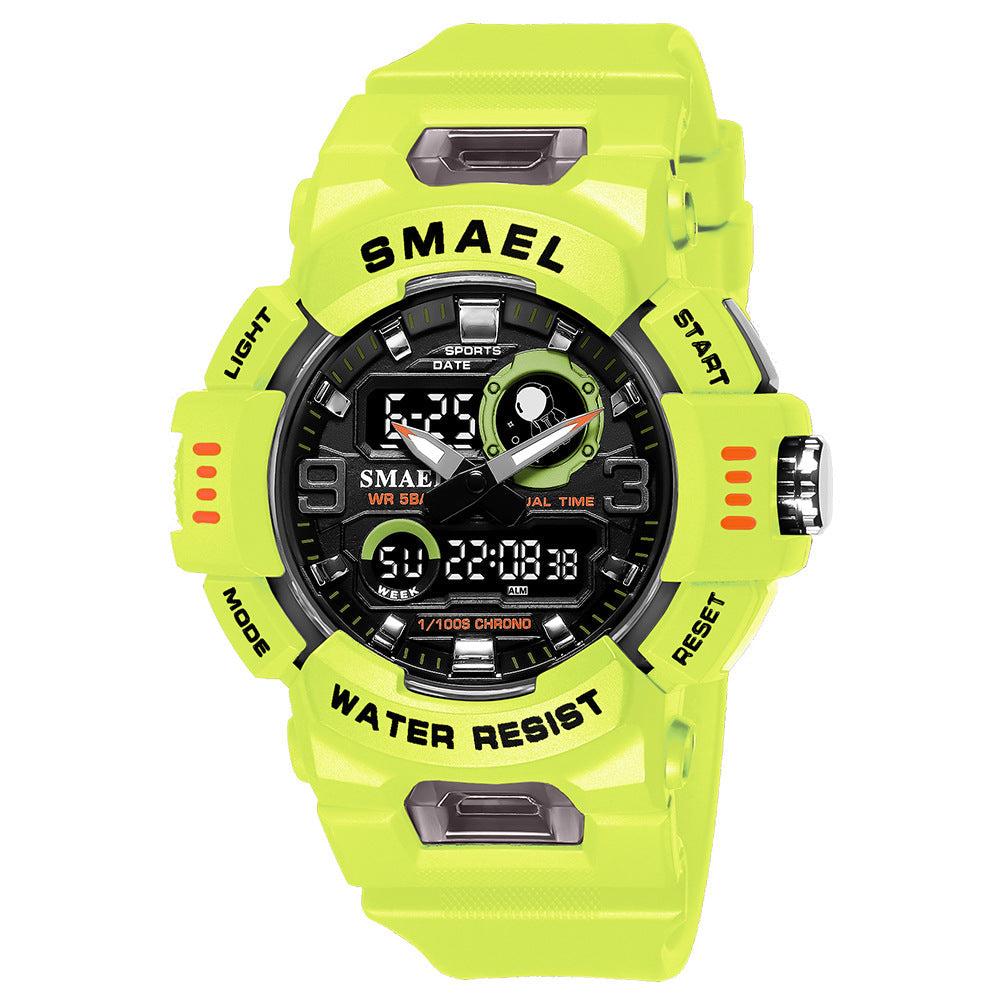 SMAEL New Outdoor Electronic Alarm Sports Watch Double Display Electronic Watch - TempoqWatch
