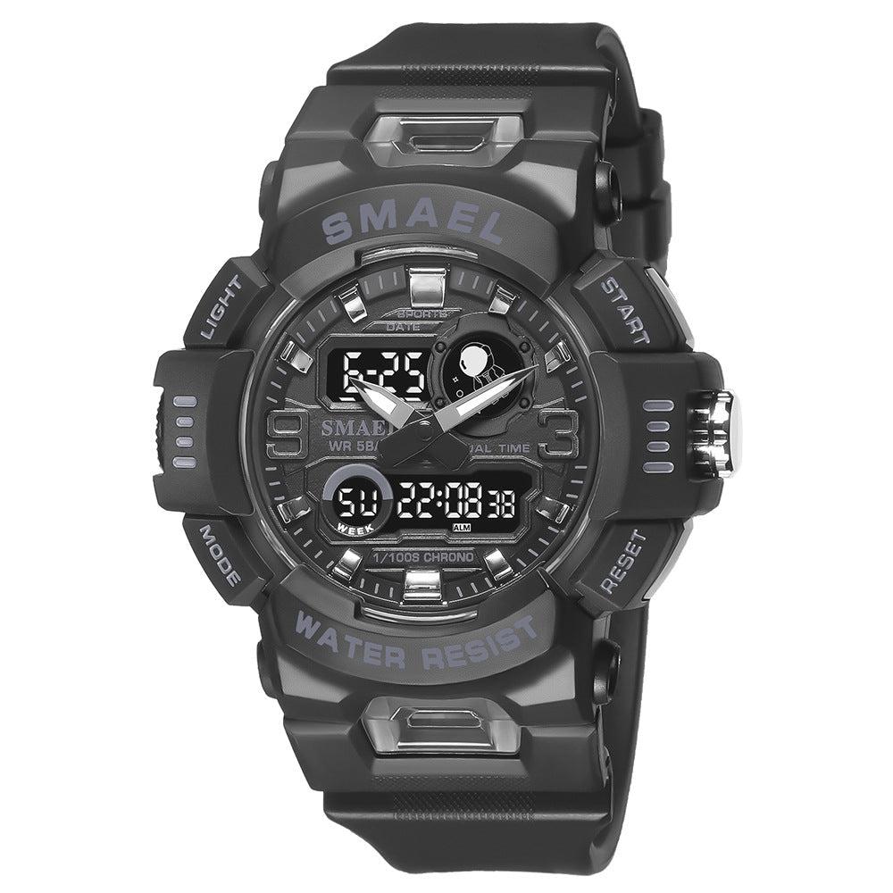SMAEL New Outdoor Electronic Alarm Sports Watch Double Display Electronic Watch - TempoqWatch
