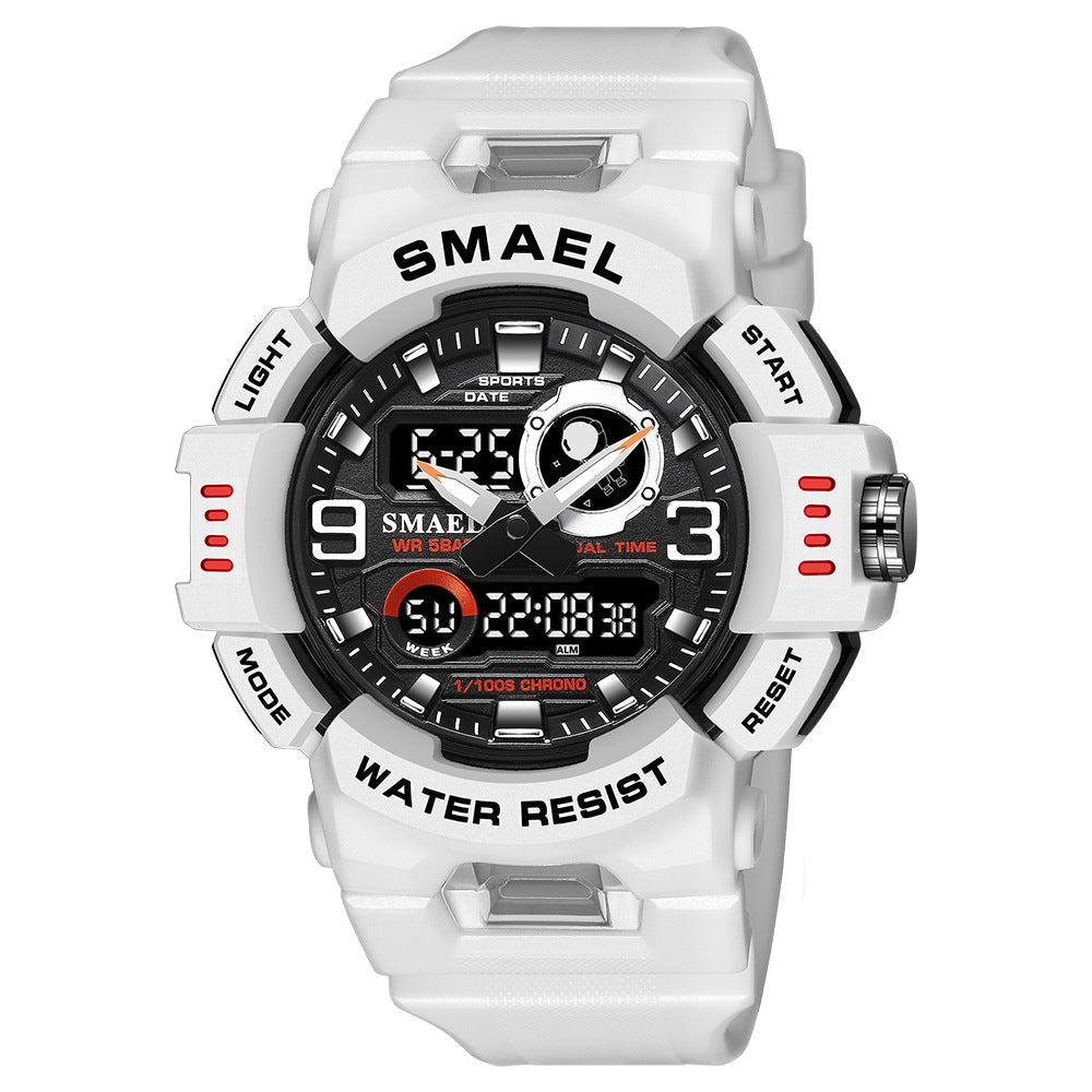 SMAEL New Outdoor Electronic Alarm Sports Watch Double Display Electronic Watch - TempoqWatch