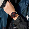 Sanda Silicone Square Fashion Trend Waterproof Watch