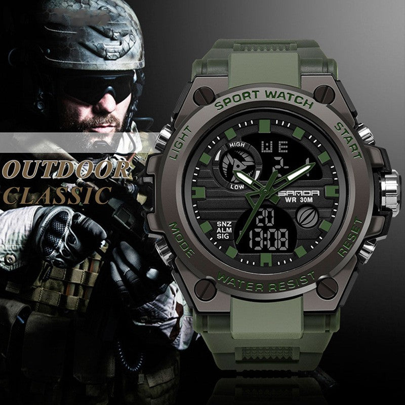 Samor Trendy analog Digital Waterproof Watch For Men 739 - Skmeico