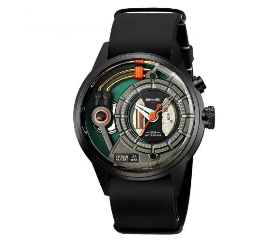 Shimei 2333 Creative Leather Belt Quartz watch for Men Skmei