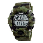 Skmei 1019 Original Camouflage Digital Round Waterproof Sport watch For Men Skmei