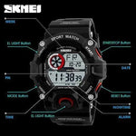 Skmei 1019 Original Camouflage Digital Round Waterproof Sport watch For Men Skmei