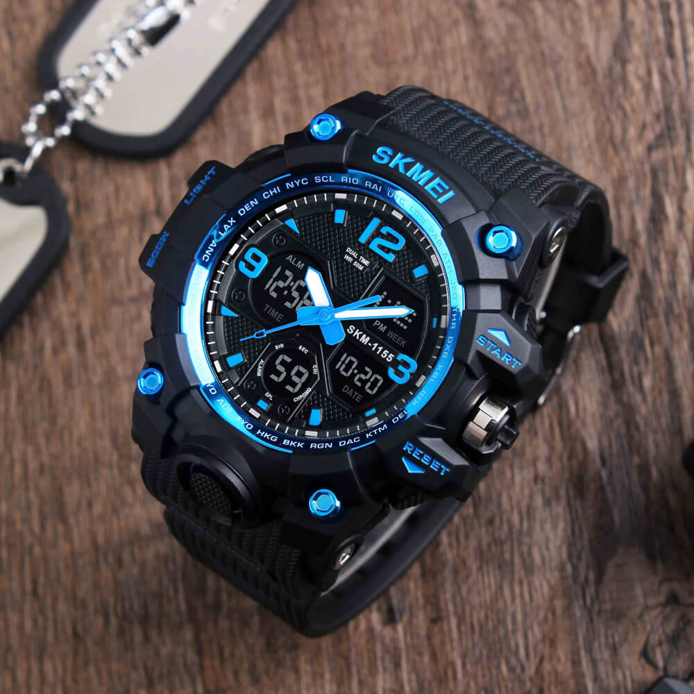 Skmei 1155B Original Analog Digital Watch for MEN - Skmeico
