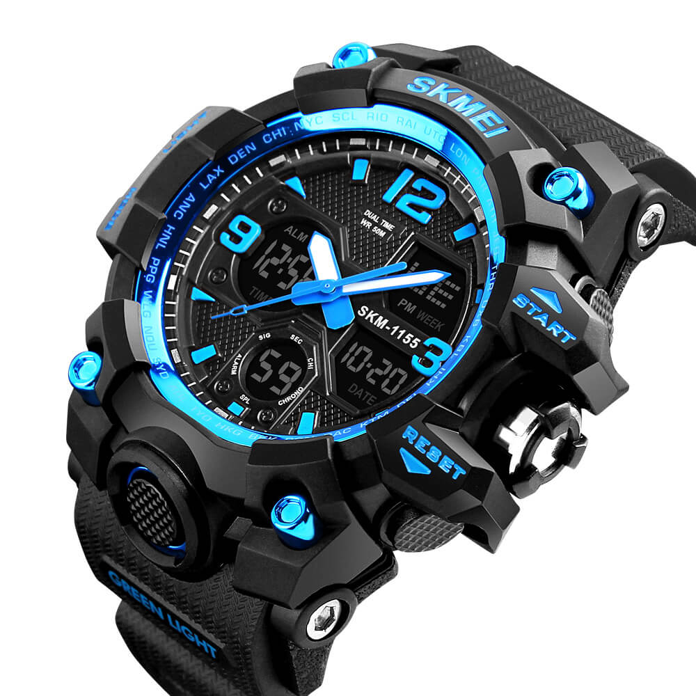 Skmei 1155B Original Analog Digital Watch for MEN - Skmeico