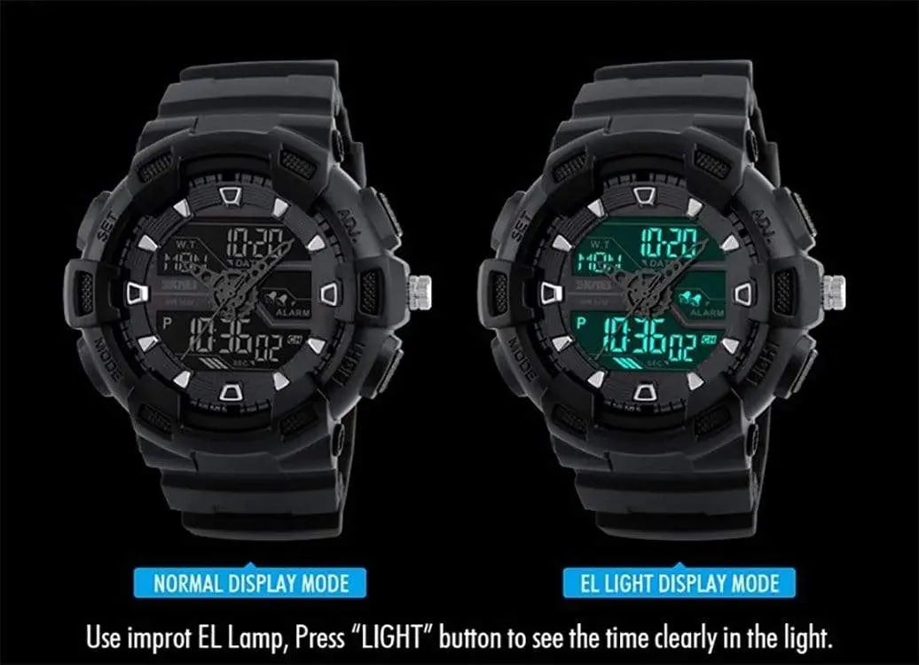 Skmei 1189 Original Analog Digital waterproof sport watch for Boys For Men Skmei