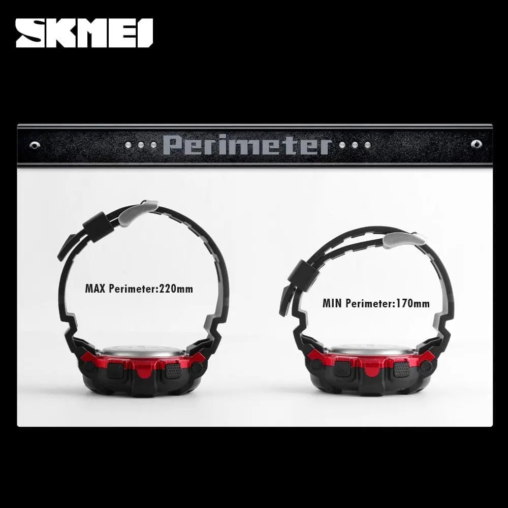 Skmei 1243 Original Digital waterproof Sports wrist watch Chronograph for Boys For Men Skmei