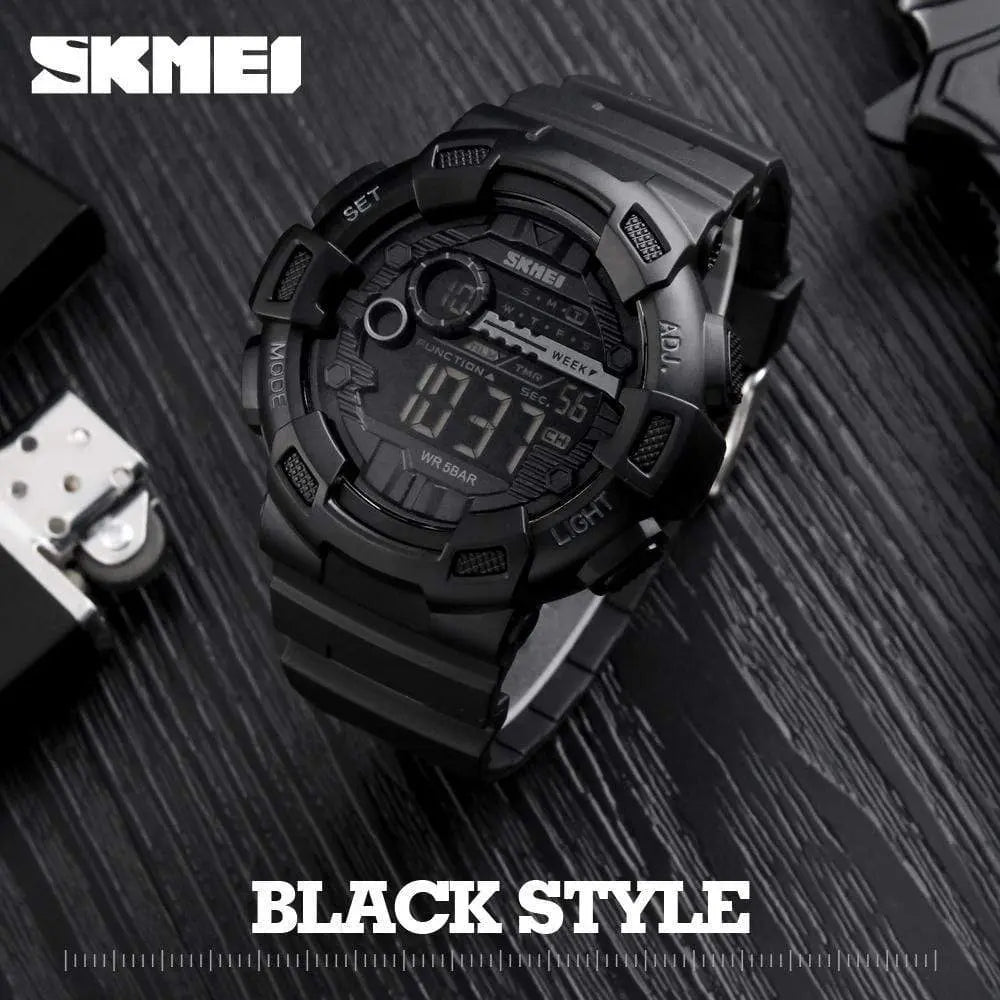 Skmei 1243 Original Digital waterproof Sports wrist watch Chronograph for Boys For Men Skmei
