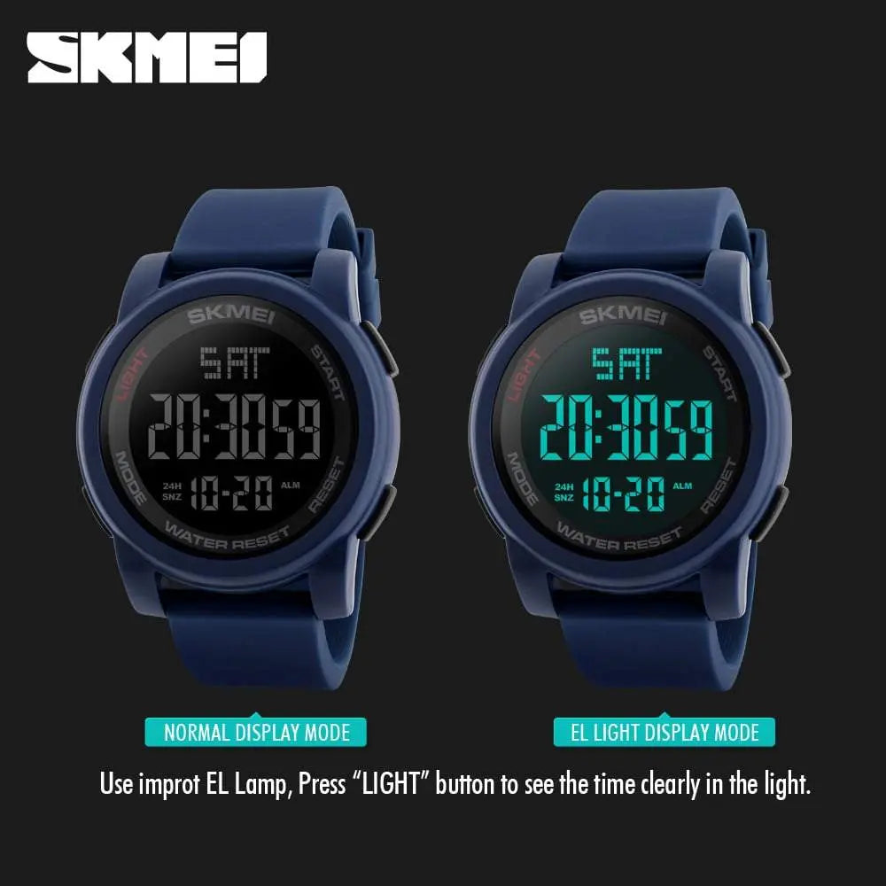 Skmei 1257 Original Digital Round waterproof watch for Men Skmei