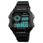 Skmei 1299 Digital Sports watch PU body watch for Men 