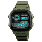 Skmei 1299 Digital Sports watch PU body watch for Men 
