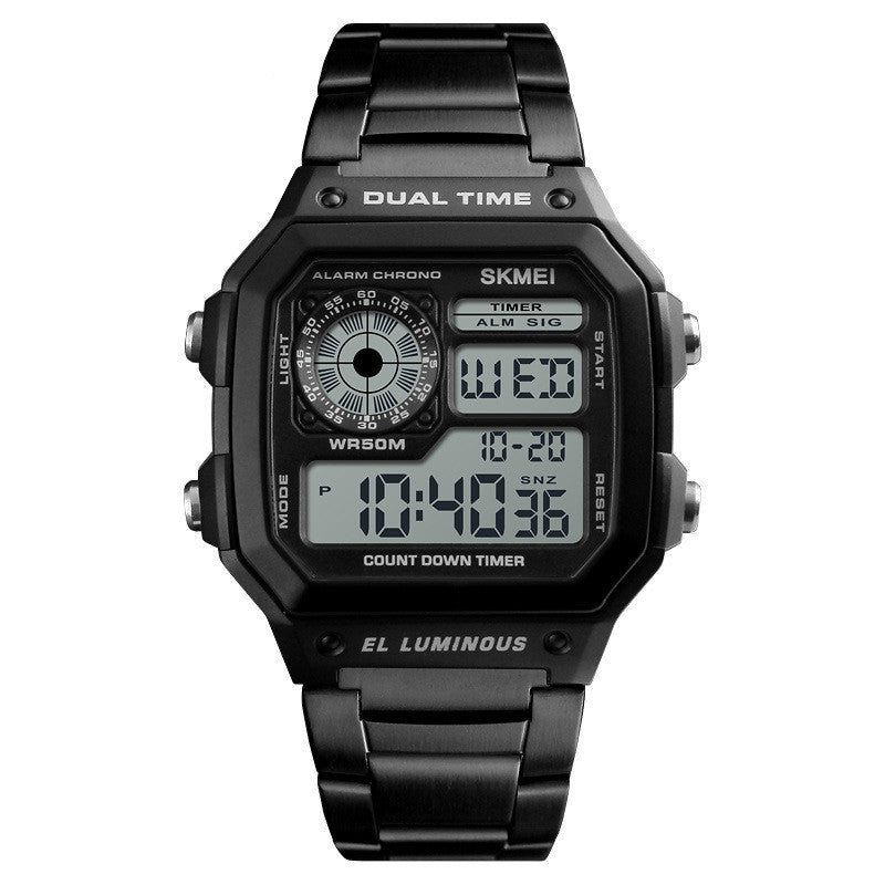Skmei 1335 Digital Sports watch steel body watch for men 