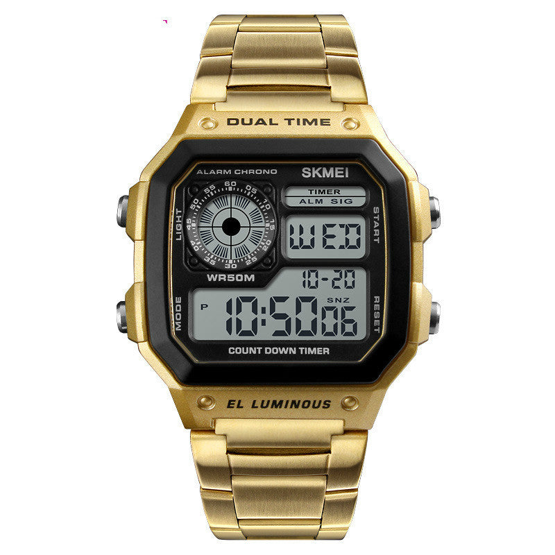 Skmei 1335 Digital Sports watch steel body watch for men 