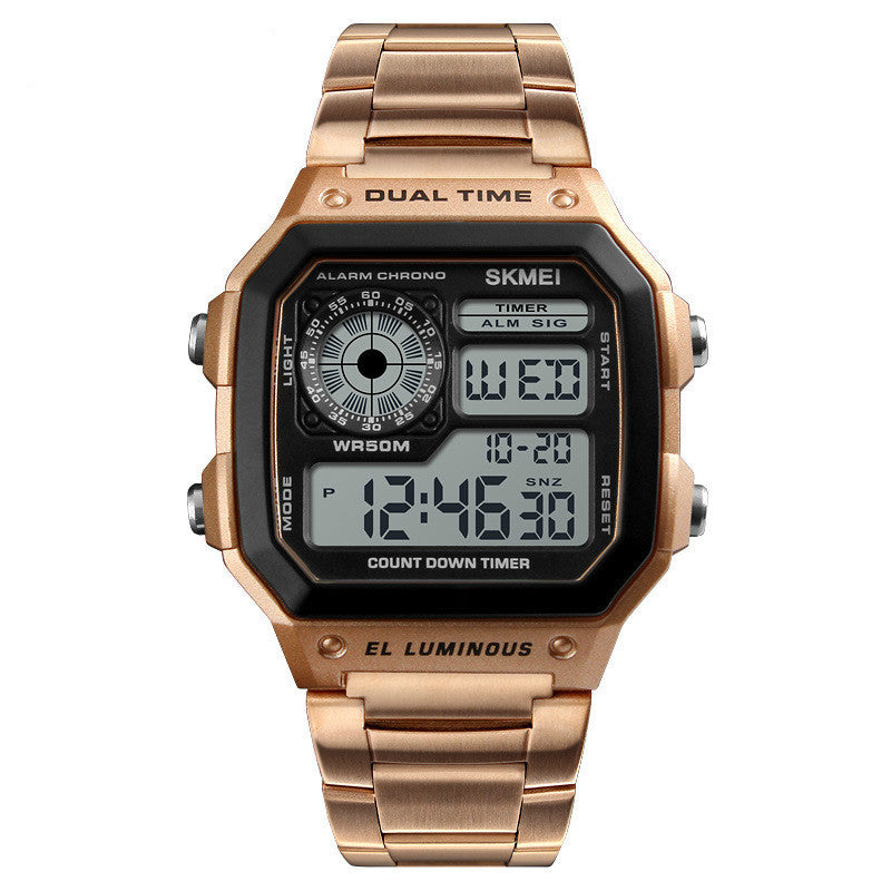 Skmei 1335 Digital Sports watch steel body watch for men 