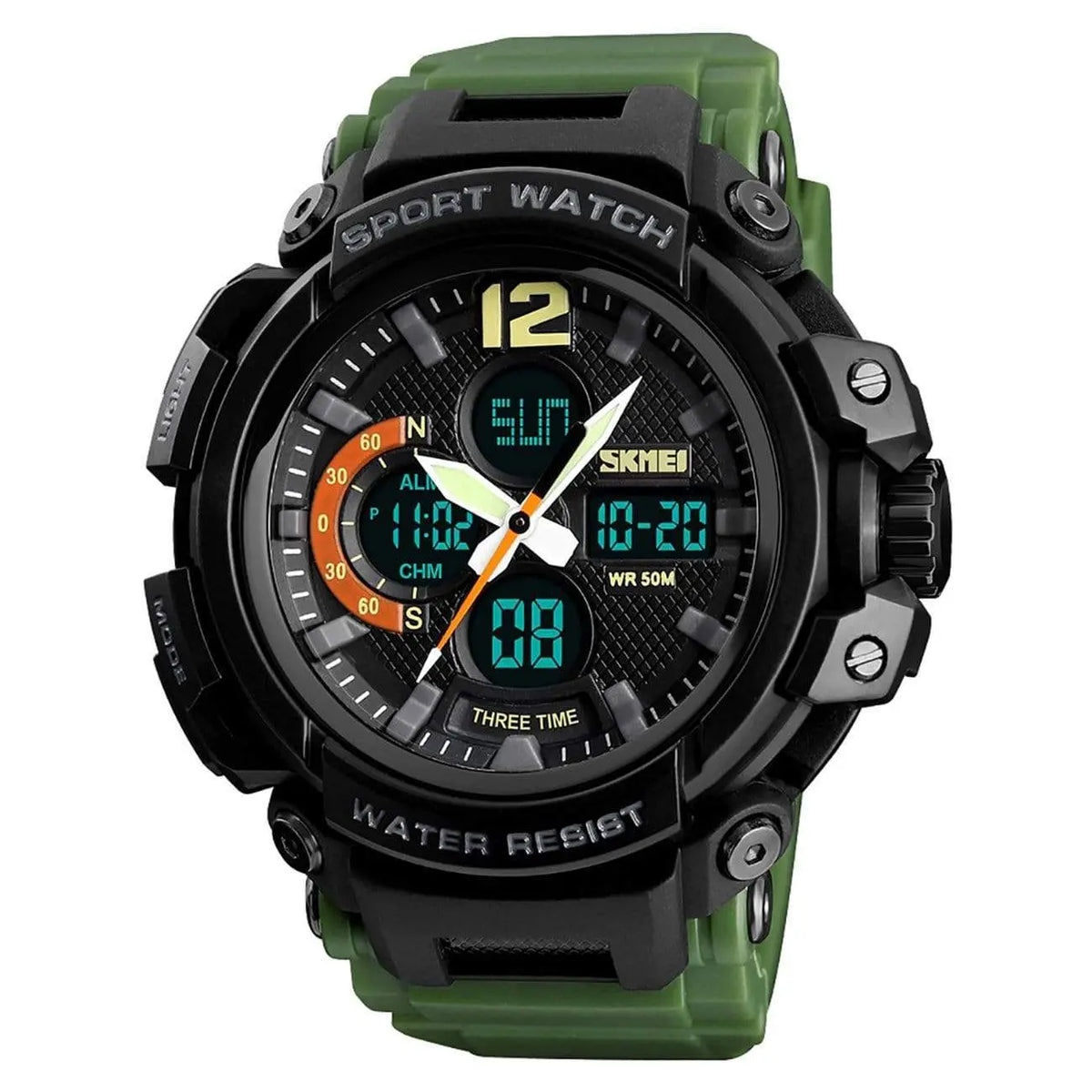 Skmei 1343 Original Analog Digital Waterproof sport watch for men Skmei