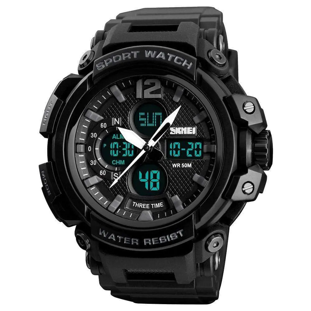 Skmei 1343 Original Analog Digital Waterproof sport watch for men Skmei