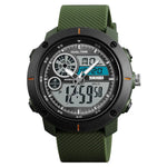 Skmei 1361 Original Analog Digital Big Dial Sport watch for Men Green - Skmeico