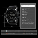 Skmei 1384 Original Luxury Men Wrist Watch Waterproof LED Electronic Digital Male Watch Countdown Stopwatch Sport Watch Mens Watches Skmei