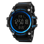 Skmei 1384 Original Luxury Men Wrist Watch Waterproof LED Electronic Digital Male Watch Countdown Stopwatch Sport Watch Mens Watches Skmei