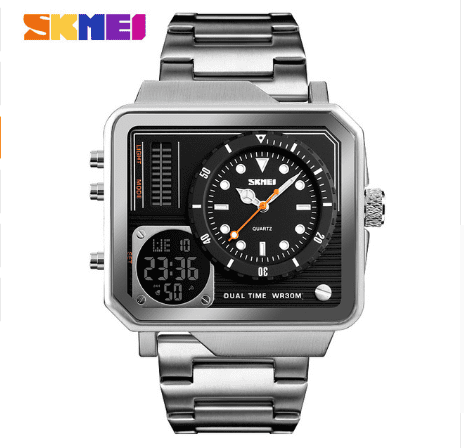 Skmei 1392 Original Large Dial Analog Watch For Men - TempoqWatch