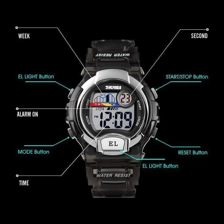 Skmei 1450 Original wrist watch digital multi color light waterproof watch for Boys & Girls Skmei