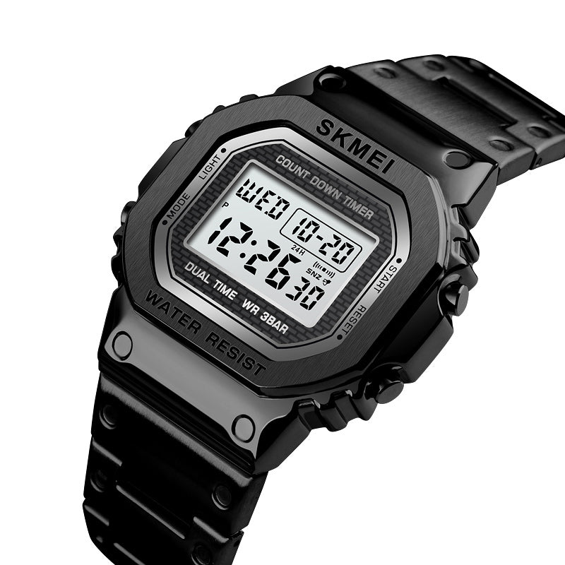 Skmei 1456 Digital Steel Watch For Men Original - Skmeico