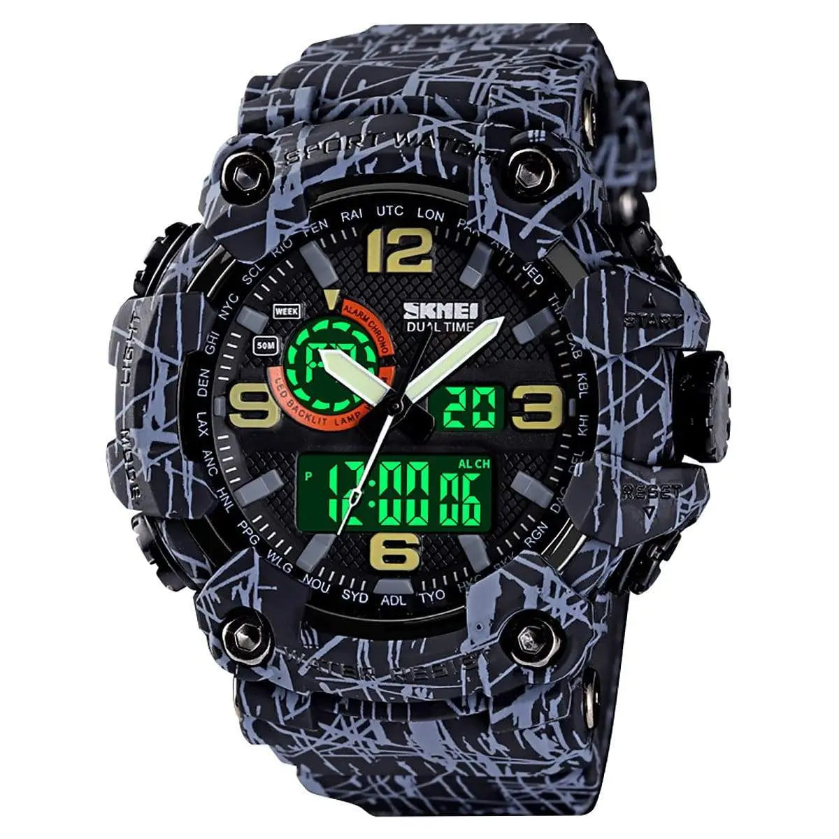 Skmei 1520 Original Analog Digital Multifunction watch for Men Skmei
