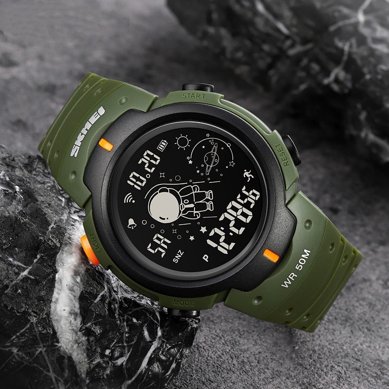 Skmei 1820 Multifunctional Spaceman Unisex Sports Watch 