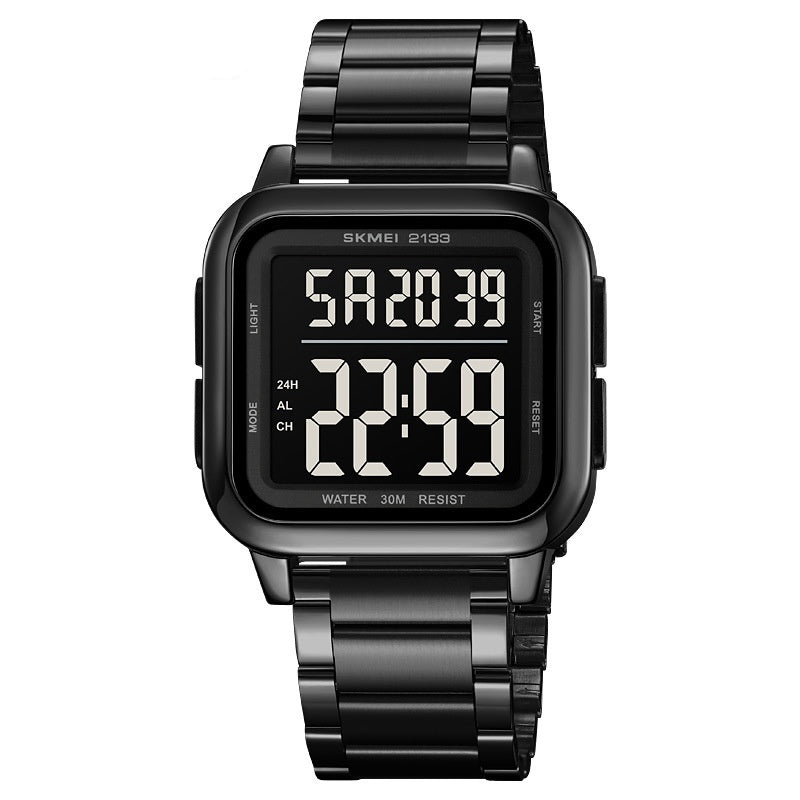 Skmei 2133 New Trend Steel Square dial digital sports watch for Men 