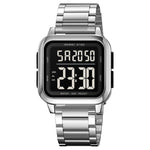 Skmei 2133 New Trend Steel Square dial digital sports watch for Men 