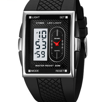 Skmei 2213 Analog Digital Square watch for Men 