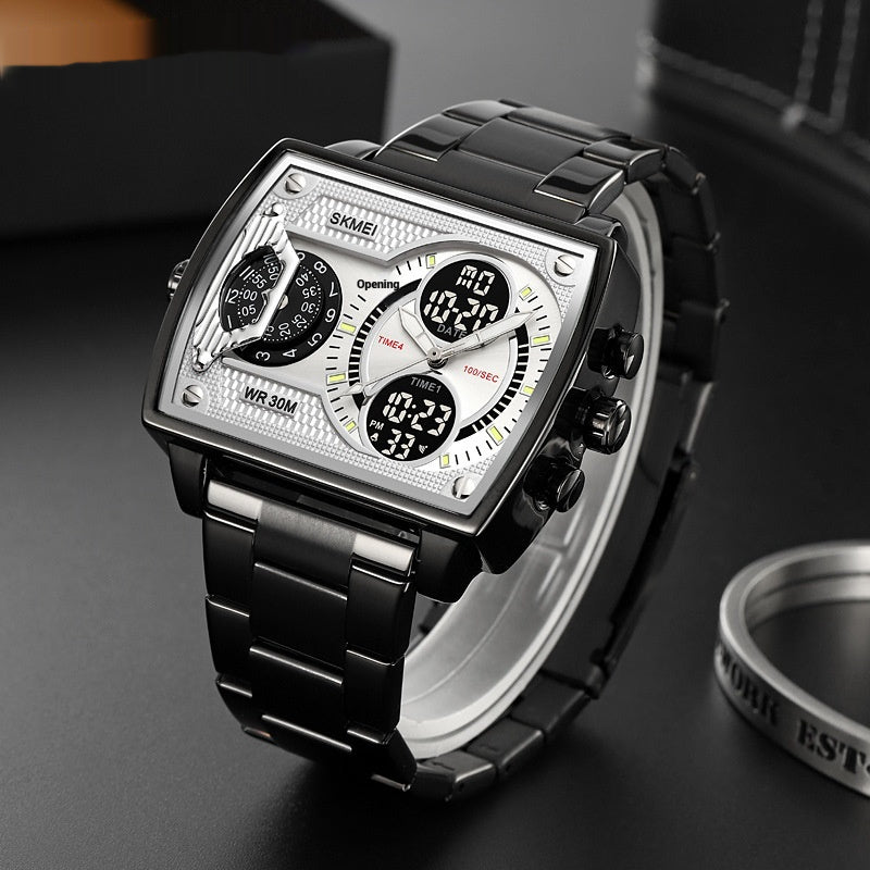 Skmei 2229 Analog Digital Steel Big Dial Sports watch for Men 