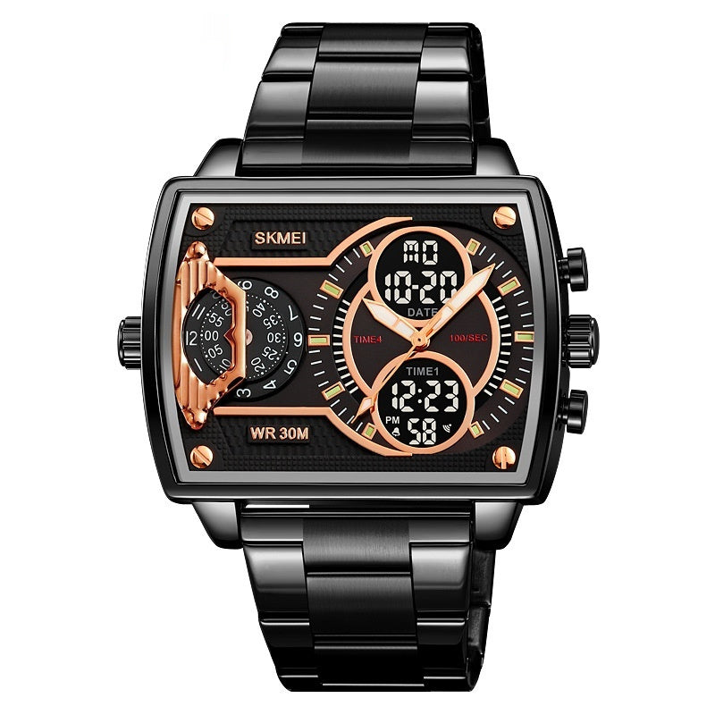 Skmei 2229 Analog Digital Steel Big Dial Sports watch for Men 