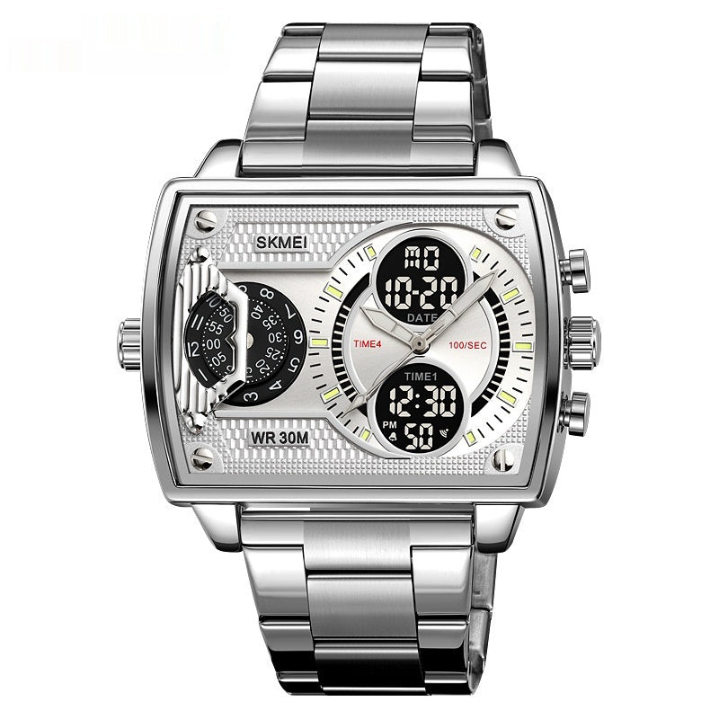 Skmei 2229 Analog Digital Steel Big Dial Sports watch for Men 