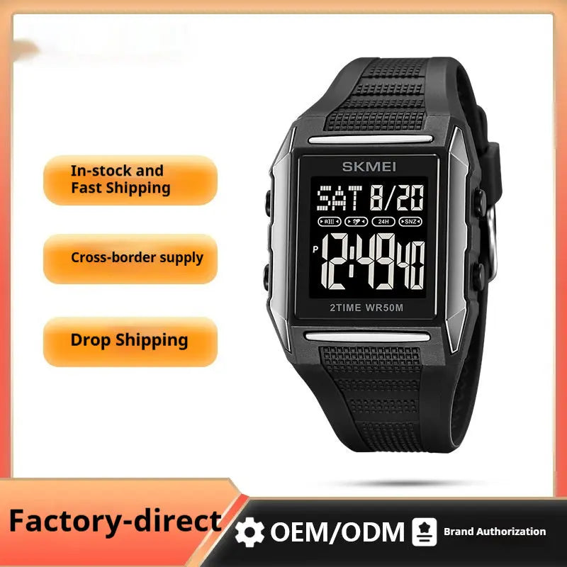 Skmei 2257 Square Digital Sport watch for Men Skmei