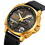 Skmei 2298 Genuine Leather Quartz watch for Men 