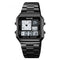 Skmei 2451 Square Steel-band Waterproof Alarm Clock Digital watch for Men