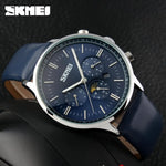 Skmei 9117 Original Analog Quartz Moon Phase Watch For Men - Skmeico