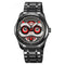 Skmei 9386 Creative Lion Head Luminous Quartz Watch For Men