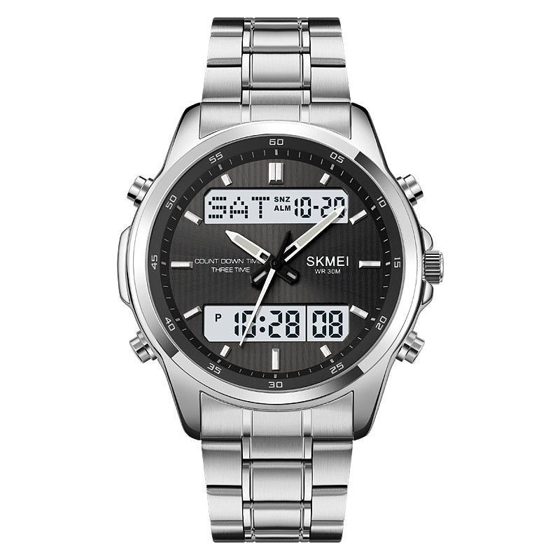Skmei Analog Digital Multifunction Steel watch For Men 2049 Original 