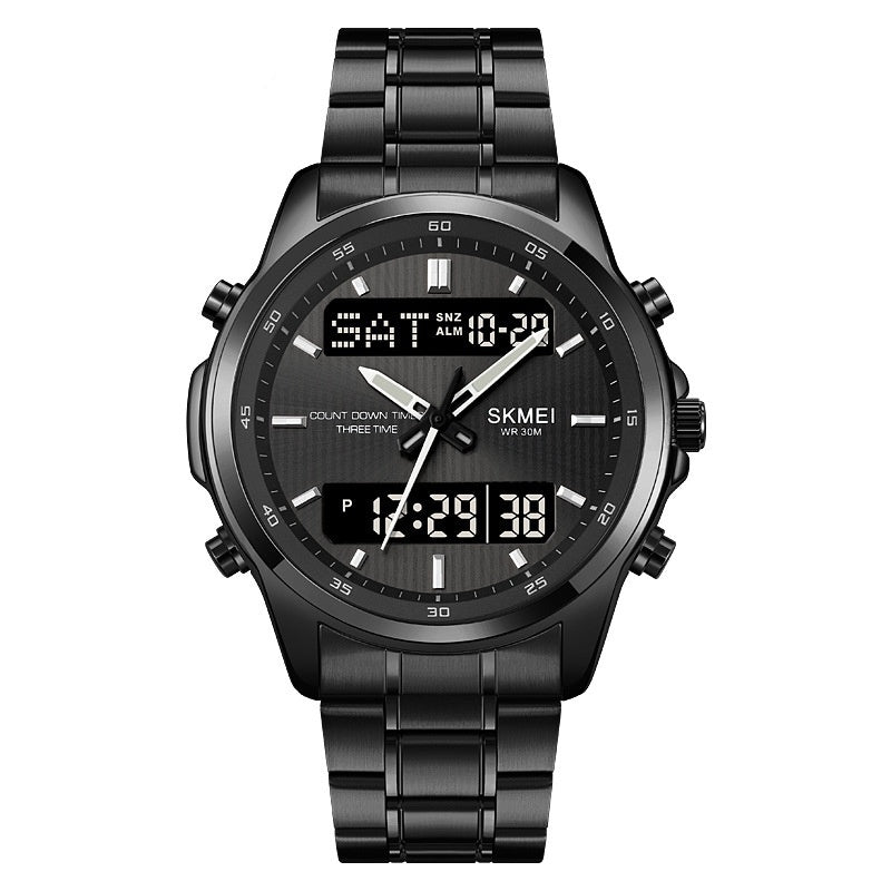 Skmei Analog Digital Multifunction Steel watch For Men 2049 Original 