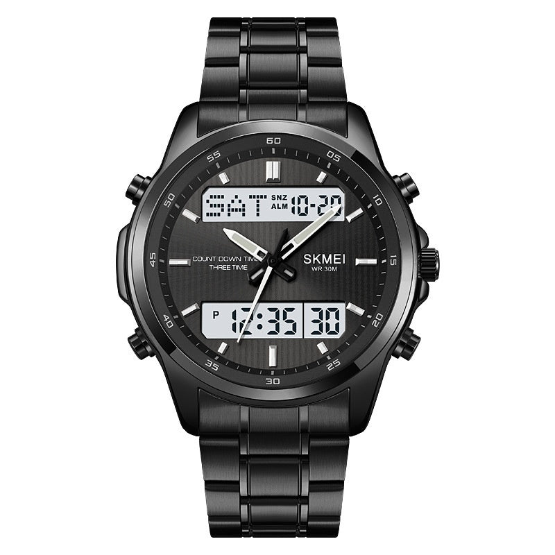 Skmei Analog Digital Multifunction Steel watch For Men 2049 Original 