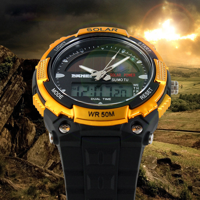 Skmei Analog Digital Solar watch For Men 1049 Original - Skmeico