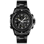 Skmei Analog Digital steel band dual display watch 1600 Original - Skmeico