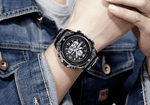 Skmei Analog Digital steel band dual display watch 1600 Original - Skmeico