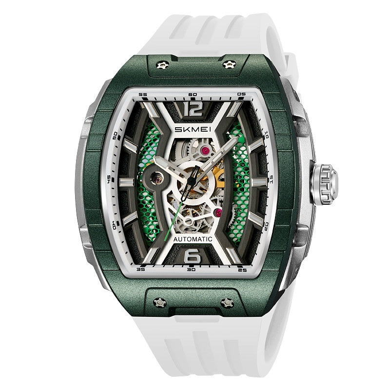Skmei M033 Wine Barrel Mechanical Automatic Watch for Men 