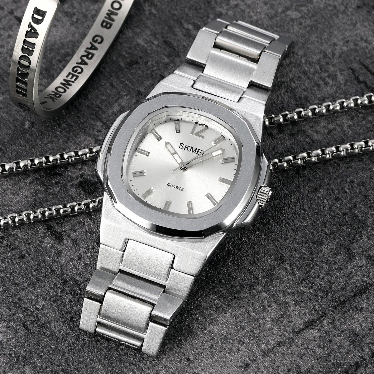 Skmei Simple Steel Strap Quartz Watch 1794 Original - TempoqWatch